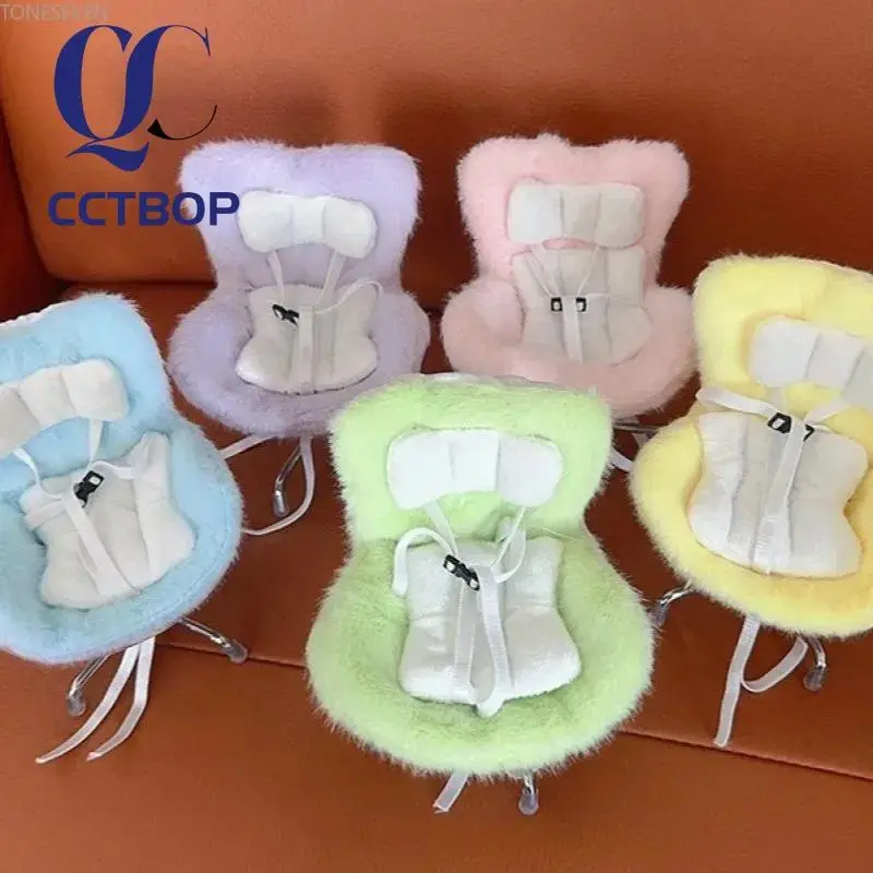 2025 NEW Car Doll Safety Seat for 17cm Labubu Cartoon Chair Model for Labubu Car Seat Outlet Decor for Labubu Doll Car Interior Styling