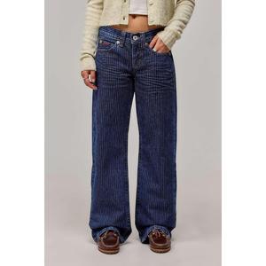 BDG Kayla Lowrider Pinstripe Jeans at Urban Outfitters