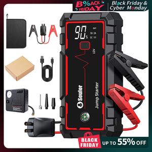3000A Peak Power Portable Car Starter, USB QC3.0 Fast Charge Port Emergency Battery Pack, Compact LED Flashlight for Roadside Assistance, Car Tool Kit, Autos, Car Interior Kit