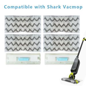 Reusable Mop Pads for Shark Vacmop Vm252 Vm200 Vc205 Vm250, Reusable Dry Wet Mop Pads for Hardwood Floor Cleaning, 6 Pack