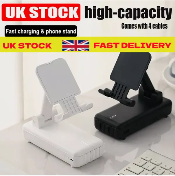 New 9000000mAh Power Bank Portable Fast Charger Battery Pack 4USB LCD for Phone Cellphone Smartphone
