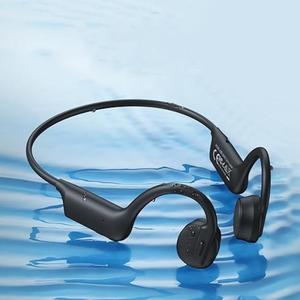 Bone Conduction Wireless Headphone, Ear Hook Design Noise Canceling Bluetooth-compatible Headset, Long Standby Sports Waterproof Earphone for Running Gym Workout