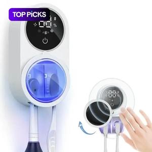 Smart Toothbrush Holder, USB Charging Toothbrush Disinfector Box, UV Toothbrush Sanitizer, Automatic Induction Toothbrush Stand, Toothbrush Storage, Dustproof Toothbrush Holders