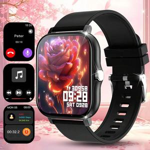 1.83-Inch Multi-functional Smartwatch, Sports Watch With Multiple Sports Modes, Customizable Dials, BT Connection, Suitable For Both Men And Women, Fitness Tracker, Music Playback, Answering/Making Calls, Gift, 2025 Tech Gadget, For Android And iOS