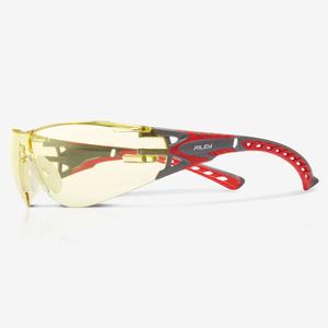 RILEY Stream Evo Small  Anti Fog  Blue Light Blocking  Safety Glasses with Yellow Tint Lens