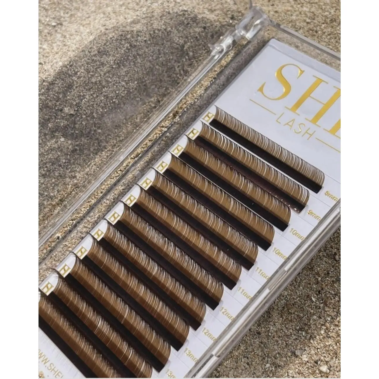 Brown Lash mix trays