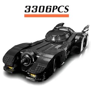 New 3306 Piece Movie Series Dark Batmobile Building Block Toy Set, Vehicle Building Blocks, Adult and Child Toy, Gift for Boys and Girls, Birthday Present