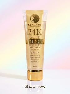 SY Glow Body Lotions with Sun Protection Brightening Cream Spf