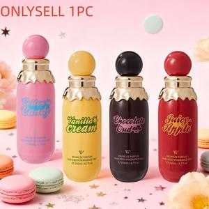 Women's Perfume Spray with Four Fragrances, Cotton Candy, Chocolate, Vanilla, Apple, Long-Lasting Niche Scent, High-Quality Ingredients, Vanilla Cream Perfume