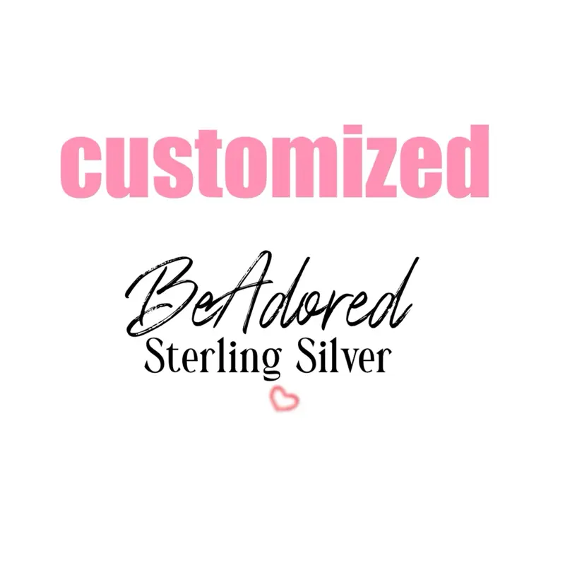 Custom made cluster necklace BeAdored sterling silver charm pendants x2 mini and one larger 925