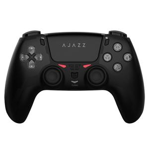 AJAZZ GP100 PS wireless game controller, Programmable Gamepad dual-mode wired+BT Hall joystick linear trigger six axis motion sensing macro programming asymmetric rotor motor multi system compatibility PS4, PC
