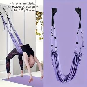 Multifunctional Yoga Hammock, 1 Count Yoga Inversion Training Aerial Swing, Yoga & Pilates Equipment for Home Gym Workout