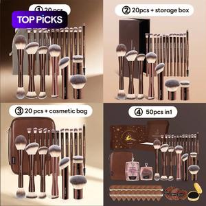 MAANGE Professional Soft Makeup Brush Set, Cosmetic Brush Set, Makeup Brushes Kits, 1 set Multifunctional Face Makeup Brushes for Powder Liquid Cream, Makeup Tools for Women #TOP PICKS