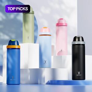 Double-mouth Handle Tumbler, Stainless Steel Insulated Water Bottle, Portable Drinking Cup for Sports, Outdoor Travel, Office, School, Drinkware