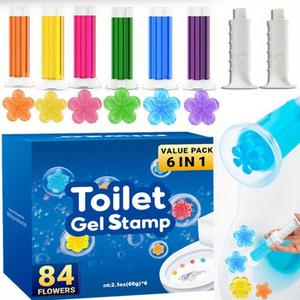 Toilet Cleaning Gel, Floral Scented Toilet Freshener, Odor Eliminator for Bathroom and Kitchen, Ideal for Ceramic Surfaces, Home and Commercial Use, Bathroom Cleaner, Home Cleaning Products