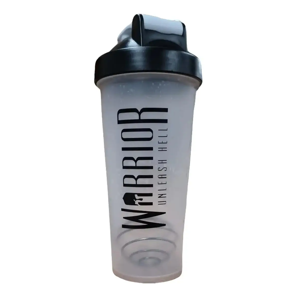 Protein Shaker Bottle, Includes Wire Mixball Blender – 600ml – Perfect for Mixing Powdered Shakes, Clear, BPA Free, Dishwasher Safe
