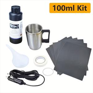 Automotive Headlight Refurbishment Tool Set, Atomizing Cup Non Polishing Scratch Coating Liquid Headlight Repair Liquid, Suitable for Automotive Headlight, Headlight Repair Kit