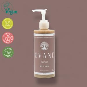 OVANE | Cocoa Body Wash -Nourishing Cleansing Shower Gel - Gentle & Comfort - Natural 300ml