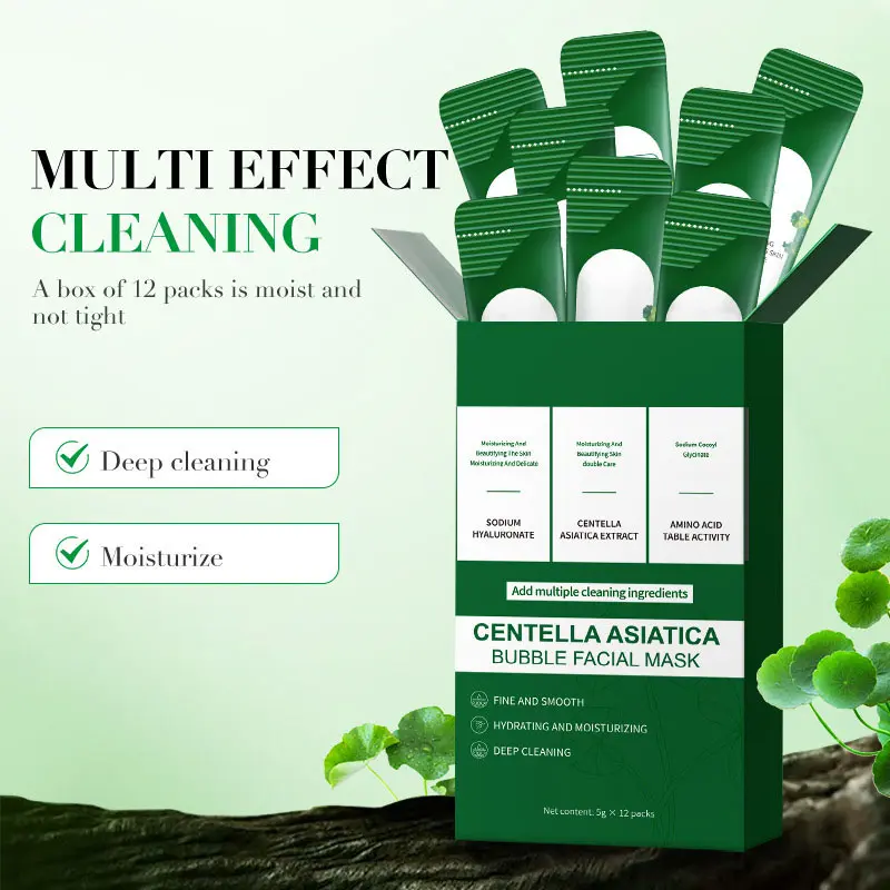[Hot Sale] Centella Foam Facial Mask – Targets Blackheads & Oil-Control