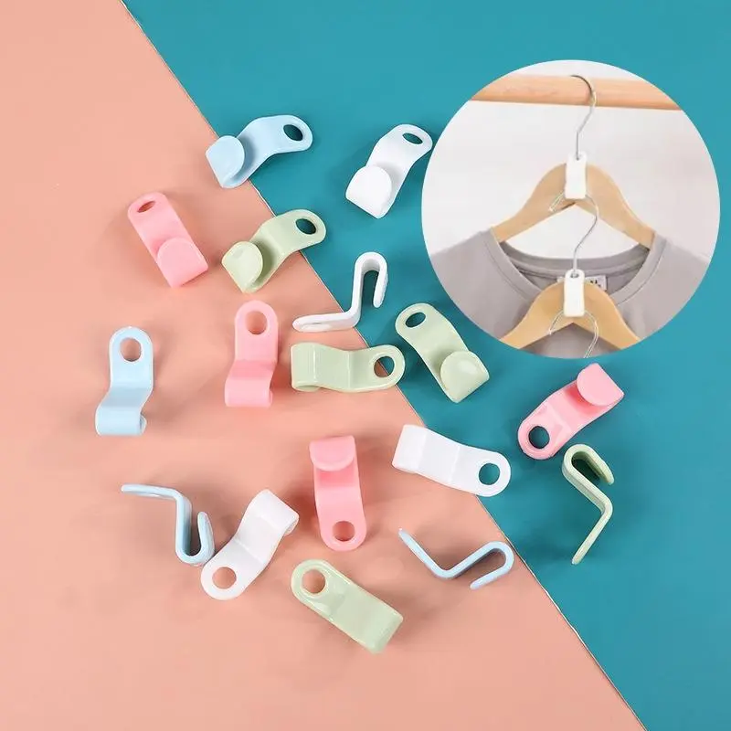 20 Counts Hanger Connector Hooks for ClothesStorage,Space Saving Organizer, Space SaverHangers，Hangers Accessory Light Hanging
