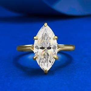S925 sterling silver Marquise Ring 7*14mm fashion jewelry accessory woman promise ring 3carat -103(20%)