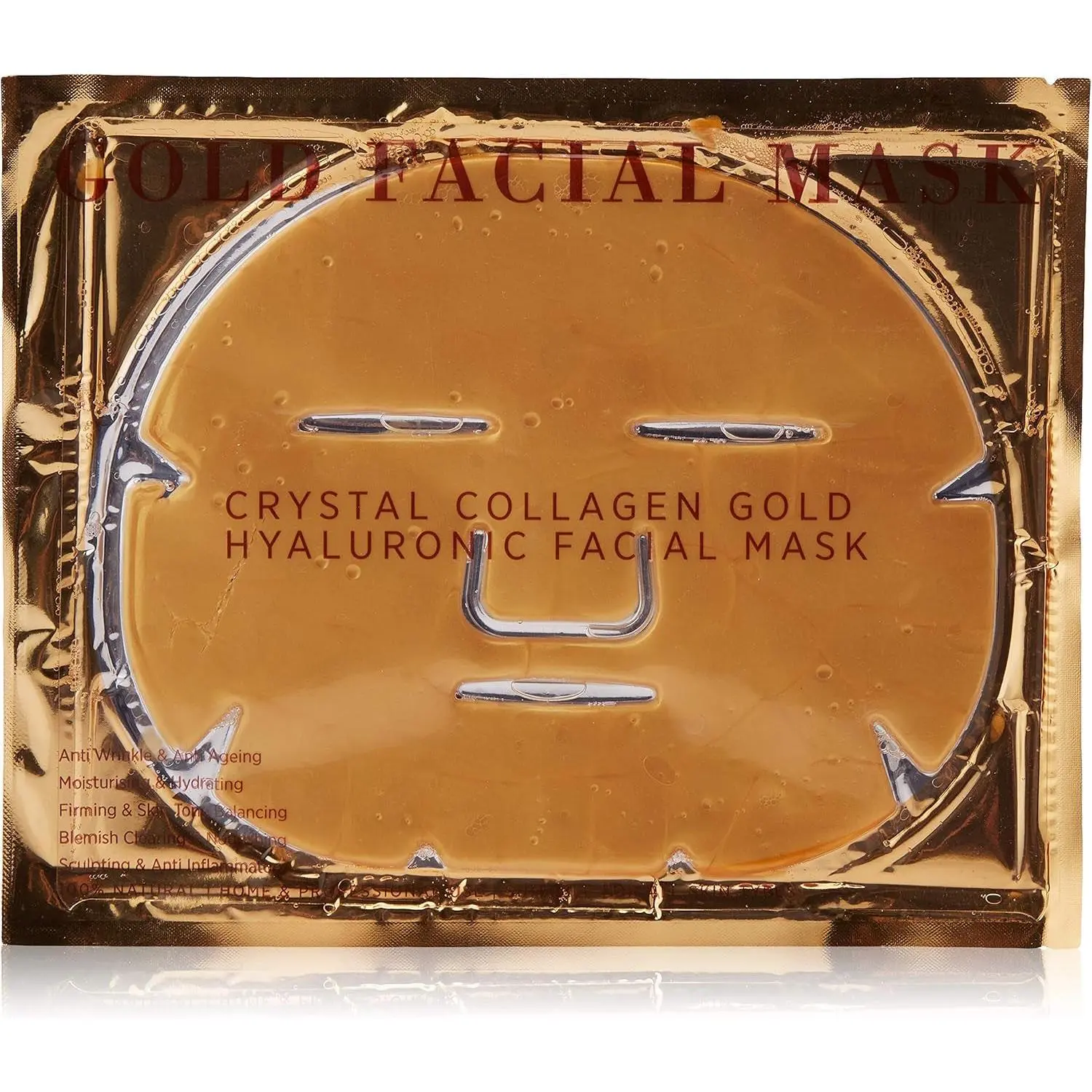 Face Mask, Gold1 Units Hydrating Skincare Brightening