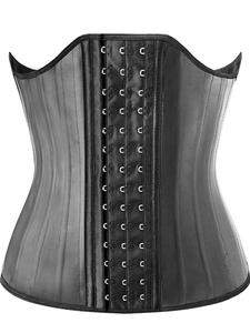 Women's 1 Piece Adjustable Hook And Eye Waistband Shapewear Waist Trainer, Solid Backless Body Shaper, Tummy Control Corset for Women, Corset Waist Shaping