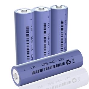 18650 Rechargeable Battery 3.7V 3000mAh Button Top | Fast Dual USB Charger | High Power Long Lasting for LED Flashlight, Headlamp & Emergency Lights