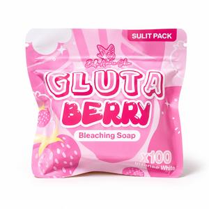 Bella Amore Gluta Berry Bleaching Soap 50g & 135g - Hyaluronic Acid Moisturizing Body Care Cleanser for Radiant Skin