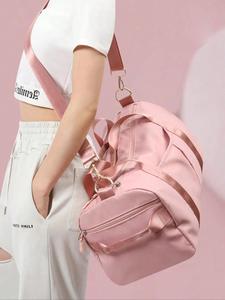 Unisex Minimalist Summer Outfits 2024 Trendy New Style Duffel Bag, Adjustable Large Capacity Zip Travel Bag, Multifunction Carry on Gym Bag for Travel & Gym Use