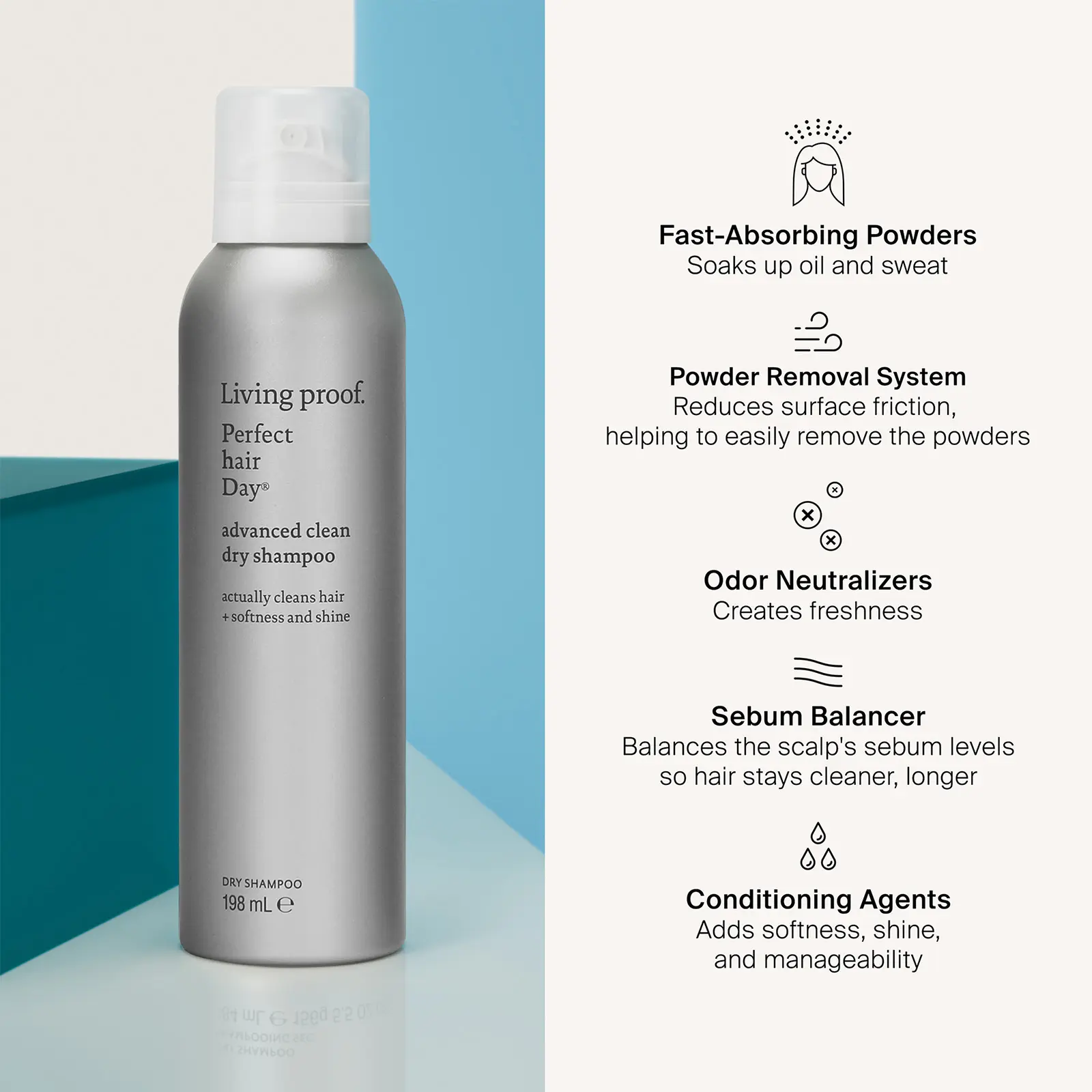 Living Proof Perfect Hair Day (PhD) Advanced Clean Dry Shampoo Haircare