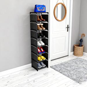 Versatile and Multi-Tier Shoe Rack, 4 to 8 Layers Shoe Storage Cabinet for Home, Dust-Proof Indoor Organizer