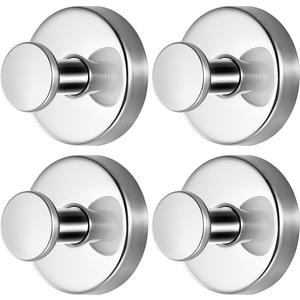 4/6-Piece Suction Cup Hooks, Christmas Gift & Home Essentials. Suitable for Shower, Bathroom, Kitchen, Wooden Doors, Glass Doors, Mirrors and Tiles. Ideal for hanging loofahs, towels, coats and bathrobes. Holds up to 15 lbs, waterproof design.