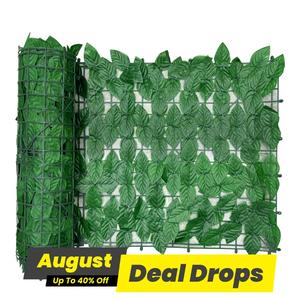 Artificial Ivy Leaf Privacy Fence, Faux Ivy Leaf Decorative Fence, Decorative Fence for Outdoor Garden, Garden Decoration Supplies, Garden Border Fence, Garden Accessories