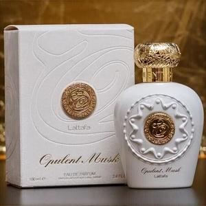 Opulent Musk EDP By Lattafa 100ml Eau De Parfum White Musk Florals Resin Amber Woody Saffron Perfume