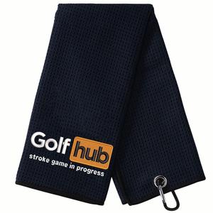 Golf Towel, Golf Accessories for Men & Women, Embroidered Funny Golf Towel, Easy To Clean and Carry Golf Towel, Outdoor Sports Towel