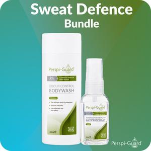Sweat Defence BUNDLE! Original Scented Bodywash - Sweat Stopping Antiperspirant Treatment with Odour Control Bodywash - Body Care  Unscented Comfort