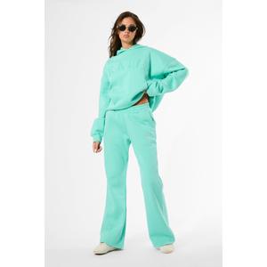Kaiia Logo Wide Leg Joggers Spearmint