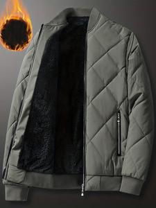 Men's Lightweight Comfortable Cotton Jacket, Daily Business Use, Casual Wear, Warm and Soft Fabric, Perfect for Fall & Winter Seasons