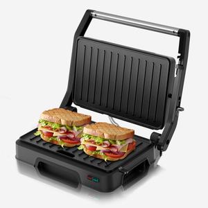 SUPERLEX  850W Electric Grill Non-Stick Plate With Panini Press & Sandwich Toaste Smokeless Indoor Use Compact Tabletop Unique Dishwasher Safe Design immersaelectric  grill george  formangrill electric  griddle waffle maker