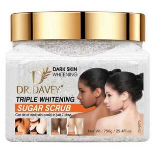 Dr.davey Sugar Scrub 750g, Large Family Size Body Exfoliator, Gentle Deep Cleansing Balm, Recyclable, No Allergens, Single Item