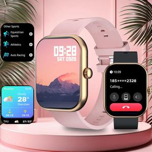 Multifunctional Smart Watch, Fashionable Digital Watch with 2.01-inch Full Touch Screen, Sports Watch for Women & Men, Valentine's Day Gift, Gifts for Moms, Portable, Wireless, Fitness Tracker Watch
