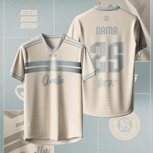 Short -sleeved football jersey, personalized for free, with name and number, unisex, fashionable, for sport