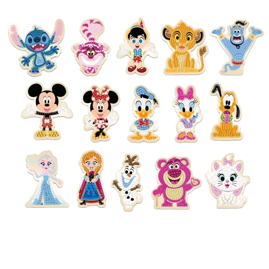 Craft Buddy Crystal Art Pin Badge Blind Bag contain 1 pin display badge