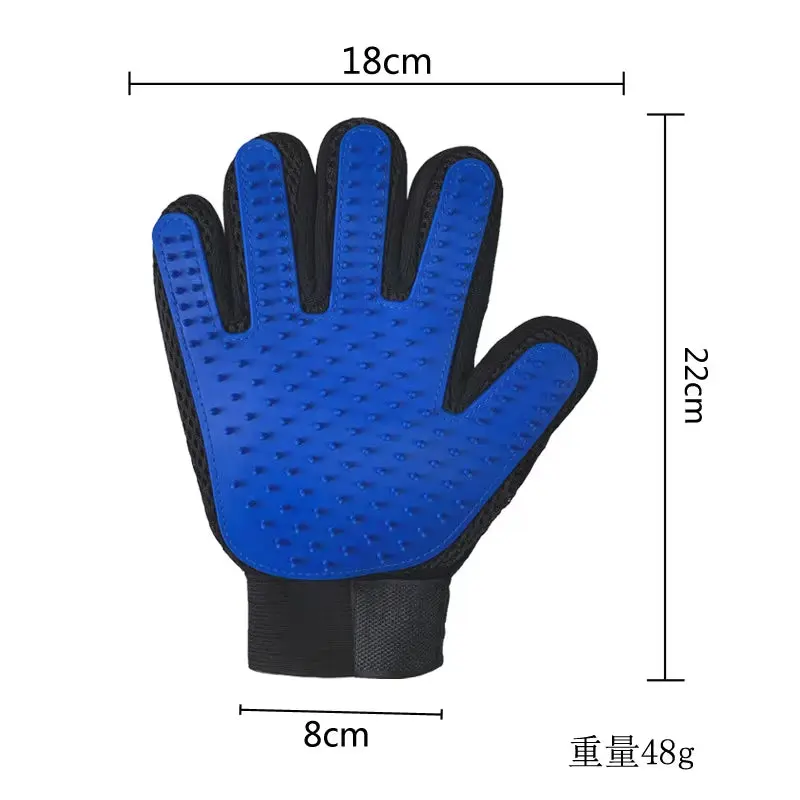 🐾 Pet Grooming Glove – Effortless Shedding & Massage for Dogs & Cats!