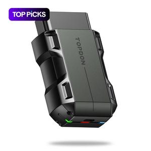 TOPDON TopScan OBD2 Scanner, Wireless Bluetooth-compatible 8+ Reset Services BI-Directional System Diagnostic Tool for iOS & Android, Professional Car Repair Tool, Gifts for Men