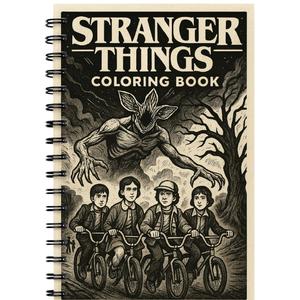 Stranger Things Colouring Books A5 Size - Perfect for Fans of the Series