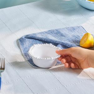 Karaca Perla Melamine Snack Bowl, 13cm, White