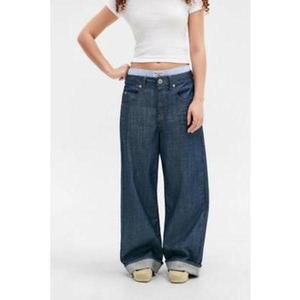 BDG Jaya Baggy Raw Jeans at Urban Outfitters