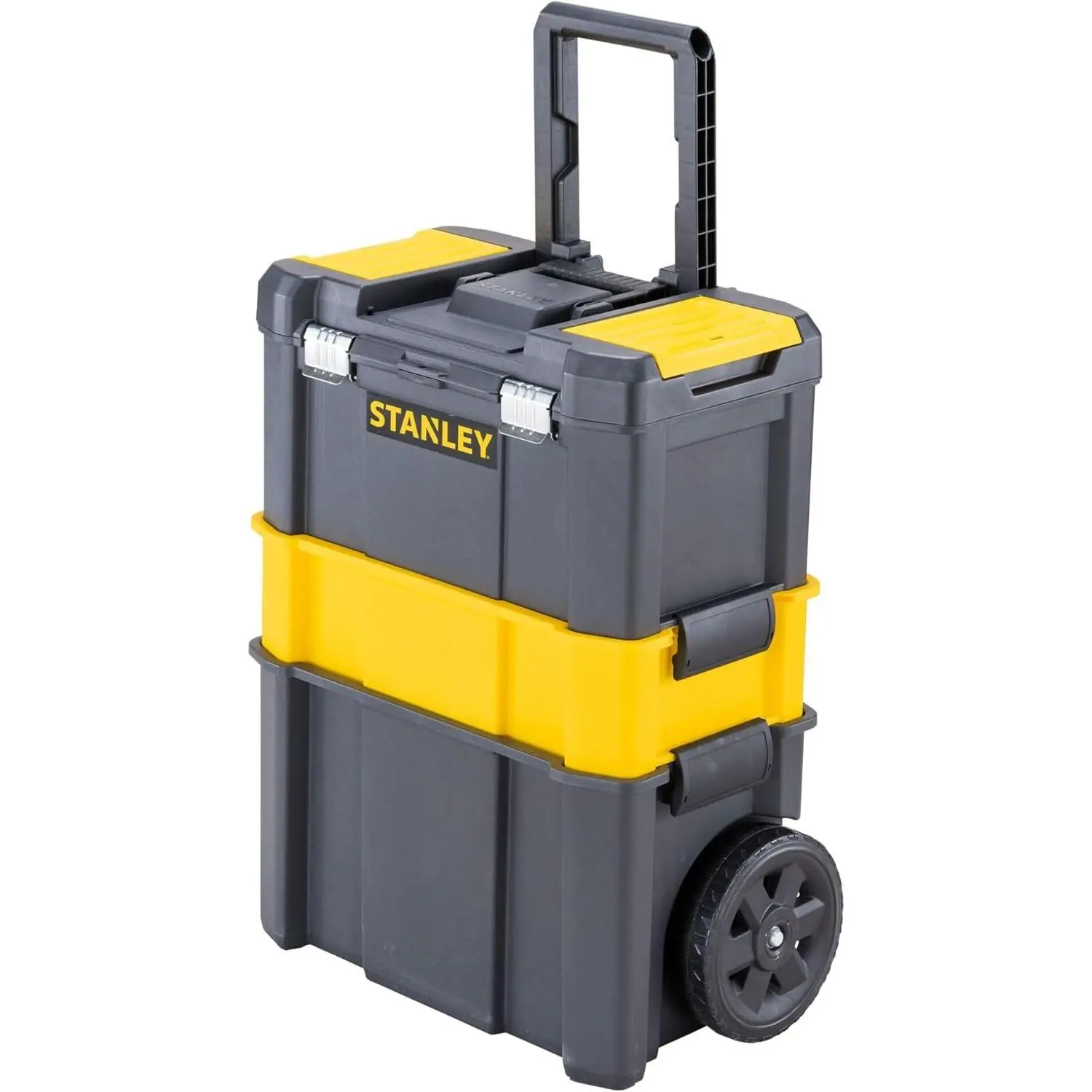 NEW Essential Rolling Workshop Toolbox, 3-in1 Stackable Units, Portable Tool Solution, STST1-80151